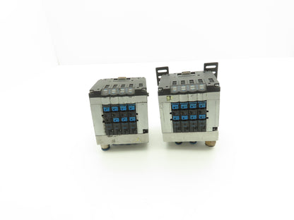 Festo CPV14-GE-MP-4 Pneumatic 4 Station Solenoid Valve Manifold 161361 Lot of 2
