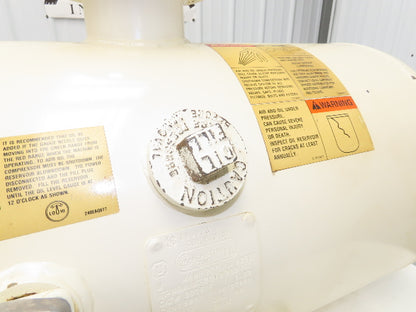 Manchester Horizontal Air Compressor Oil Reservoir Tank 48 Gallon 200 PSI