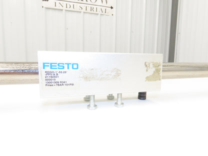 Festo RDGO-1"-53.25 PPVA-B Rodless Linear Drive Pneumatic Actuator 53.25" Stroke