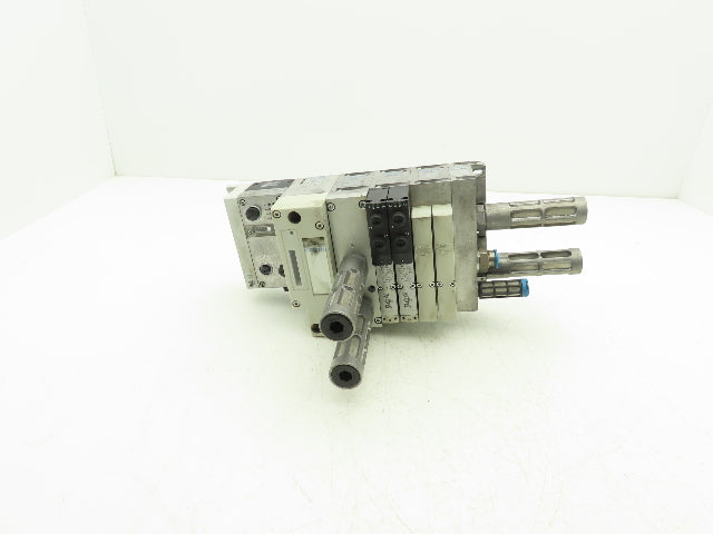 Festo VSVA-B-P53E-ZD-A2-1T1L 4-Station Solenoid Valve Manifold CPX-FB33 24VDC