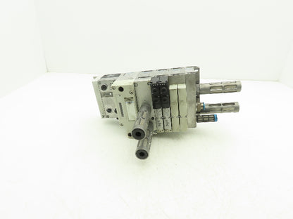 Festo VSVA-B-P53E-ZD-A2-1T1L 4-Station Solenoid Valve Manifold CPX-FB33 24VDC
