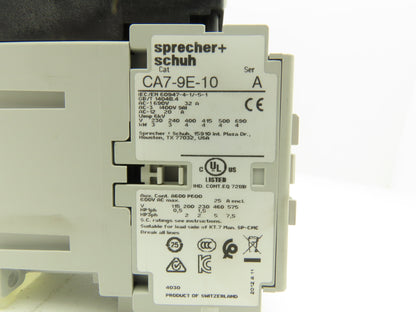 Sprecher + Schuh Ecombo Combination Motor Starter 24VDC 6.3A 200-575V 1-5Hp