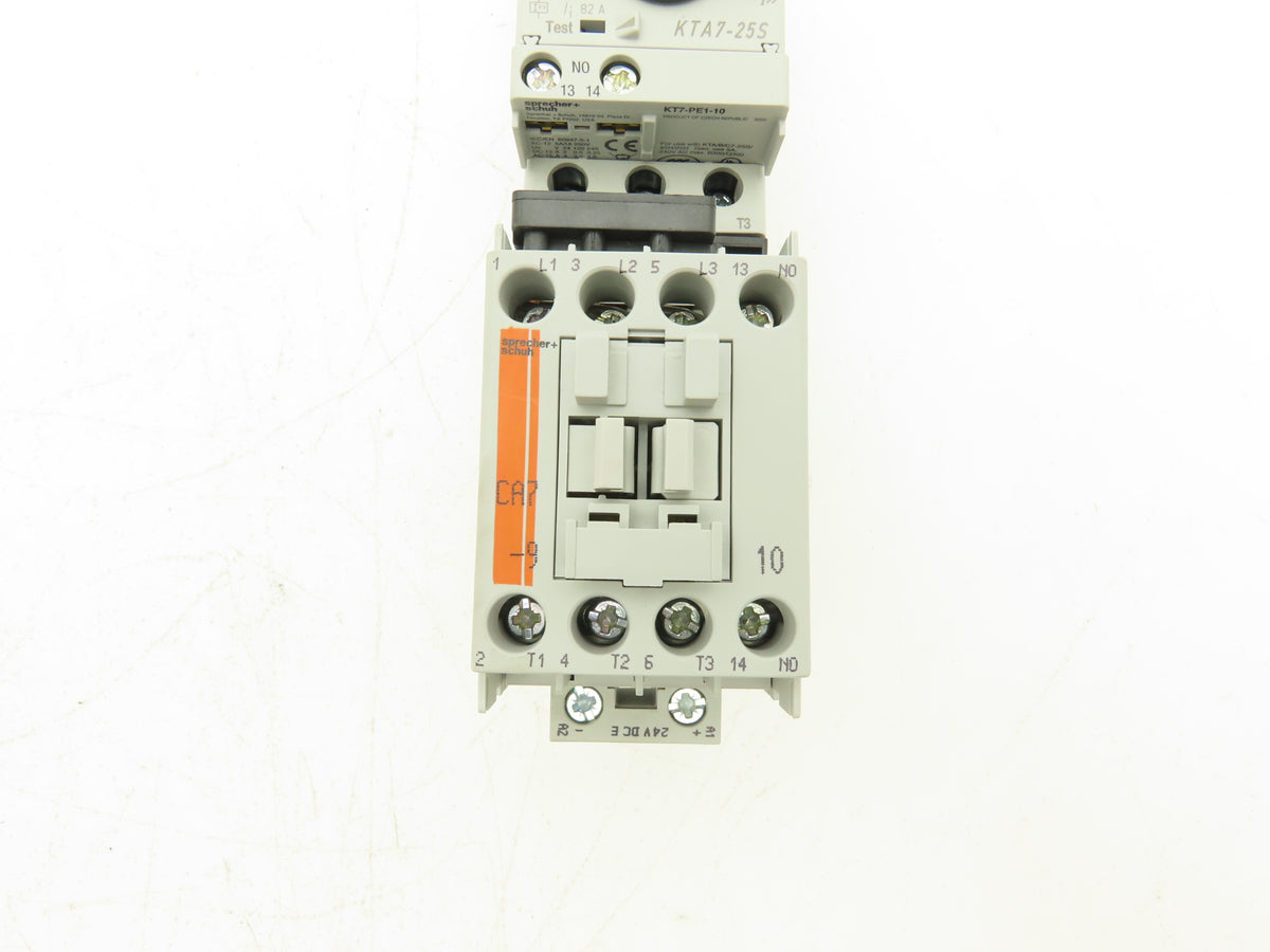 Sprecher + Schuh Ecombo Combination Motor Starter 24VDC 6.3A 200-575V 1-5Hp