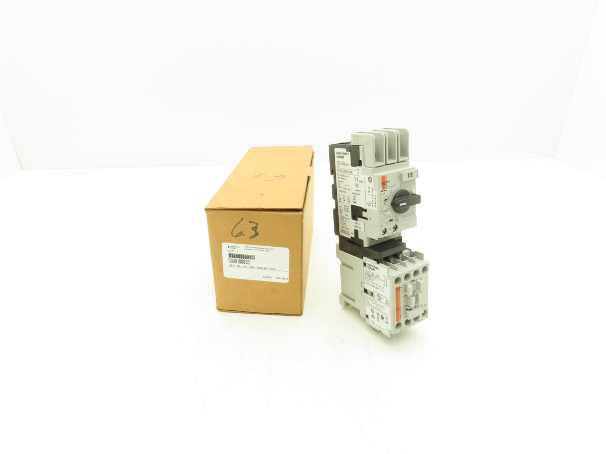 Sprecher + Schuh Ecombo Combination Motor Starter 24VDC 6.3A 200-575V 1-5Hp