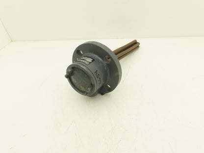 Ogden K2C-3-0003-M7 Flanged Immersion Heater 4.5kw 480V 3PH 12"Tubes 6"OD