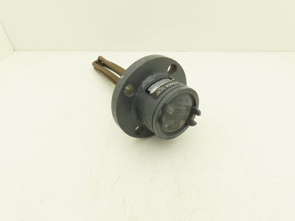 Ogden K2C-3-0003-M7 Flanged Immersion Heater 4.5kw 480V 3PH 12"Tubes 6"OD