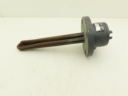 Ogden K2C-3-0003-M7 Flanged Immersion Heater 4.5kw 480V 3PH 12"Tubes 6"OD