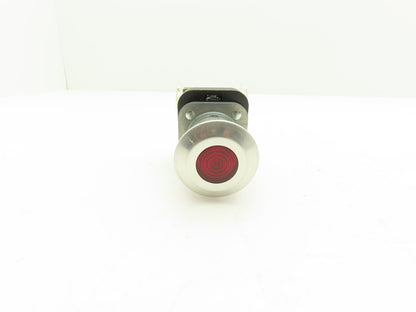 800T-FXQH24RA1 A-B Illuminated Push Pull Button RED E-STOP Ser U 12-130V AC/DC