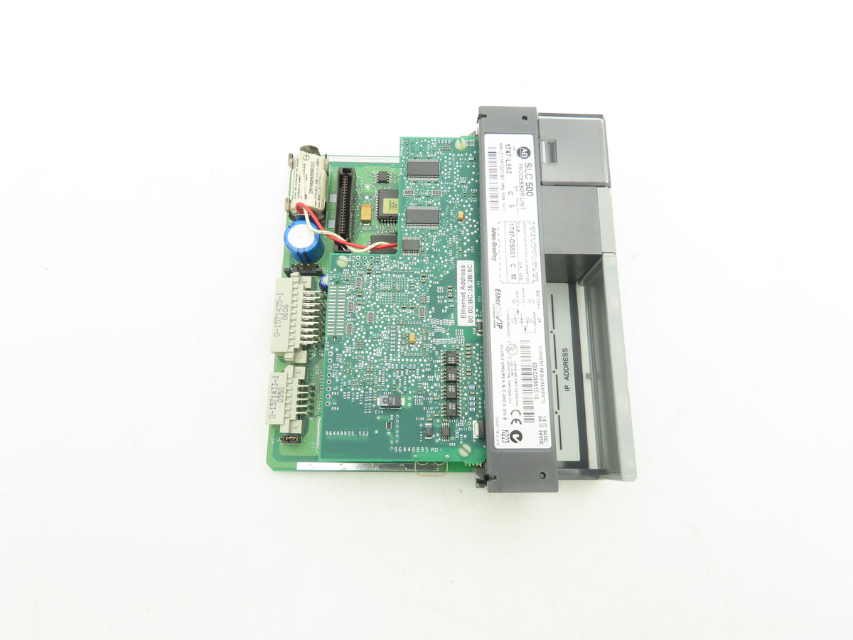 Allen Bradley 1747-L552 Series C SLC 5/05 Processor Unit w/ Ethernet/IP
