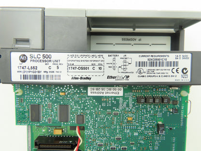 Allen Bradley 1747-L552 Series C SLC 5/05 Processor Unit w/ Ethernet/IP