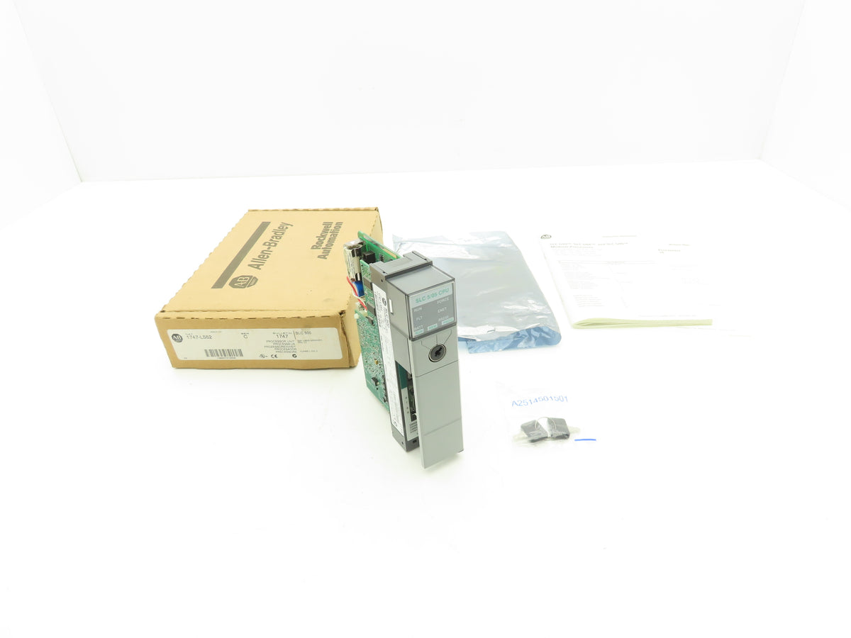 Allen Bradley 1747-L552 Series C SLC 5/05 Processor Unit w/ Ethernet/IP