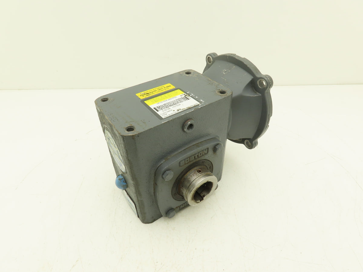 Boston Gear HF72150KVB5HP20 Worm Gearbox 50:1 Ratio .66Hp 35rpm 56C Hollow Shaft