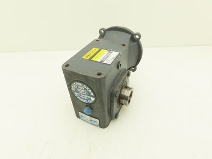 Boston Gear HF72150KVB5HP20 Worm Gearbox 50:1 Ratio .66Hp 35rpm 56C Hollow Shaft