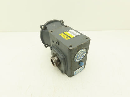 Boston Gear HF72150KVB5HP20 Worm Gearbox 50:1 Ratio .66Hp 35rpm 56C Hollow Shaft
