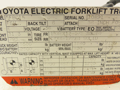 Toyota 33520-13200-71 Electric Forklift Directional Control Switch 5FBC15