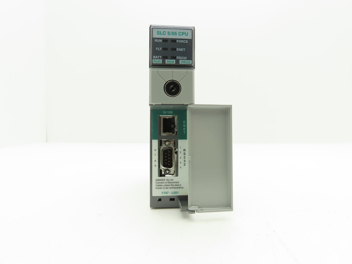 Allen Bradley 1747-L551 Series C SLC 5/05 Processor Unit with Ethernet/IP Rev 5