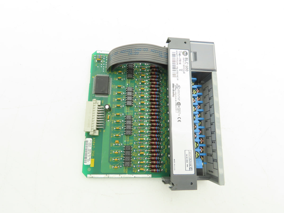 Allen Bradley 1746-ITB16 SLC 500 Input Module 16-Point Fast DC Sink 10-30VDC