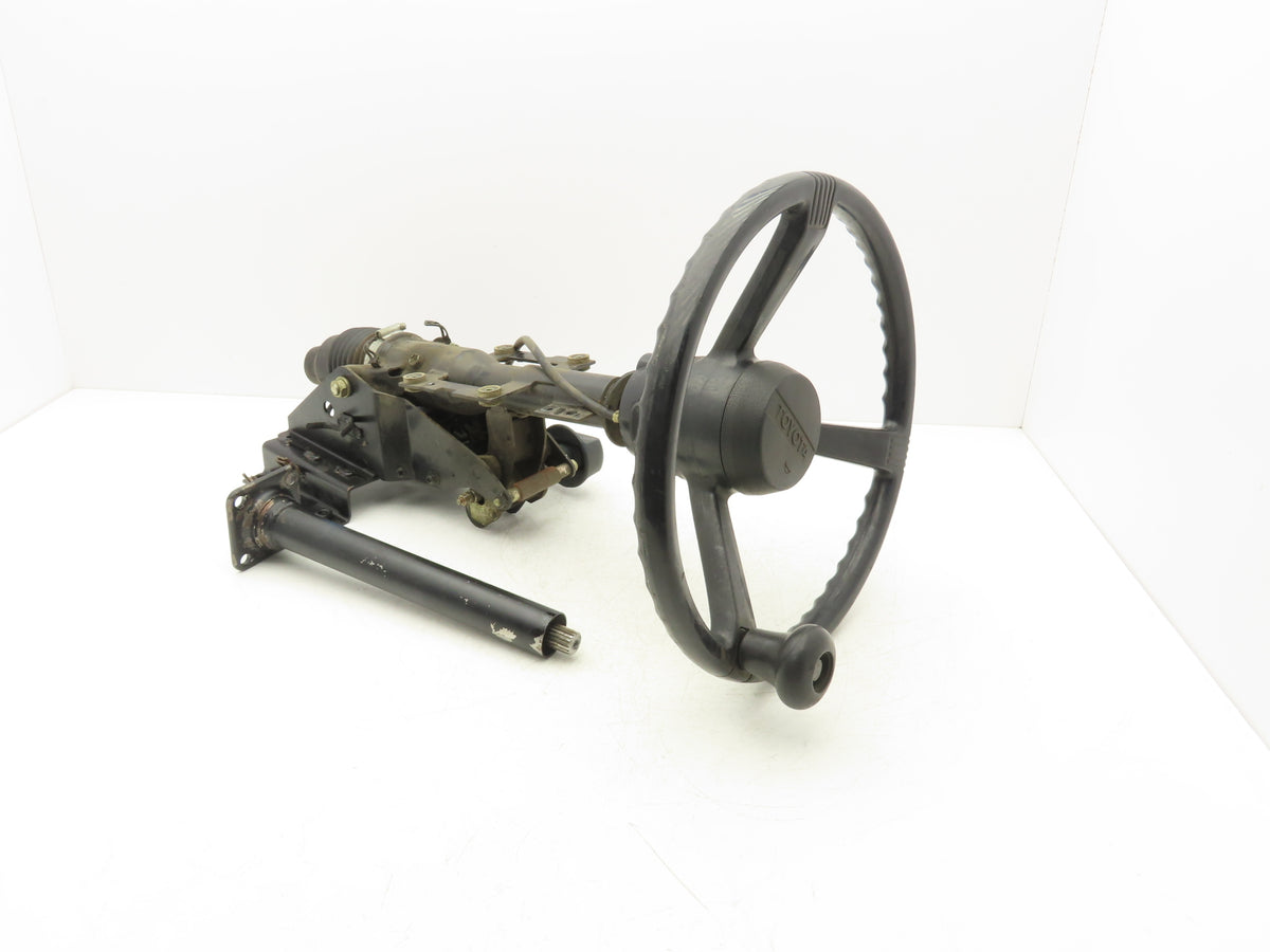 Toyota 5FBC15 Forklift Steering Wheel Column Adjustable With Mount Bracket