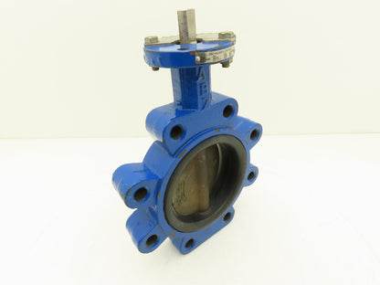 ABZ Valve 980 5" Lug Butterfly Valve Alum Bronze Disc 200 PSI No Handle