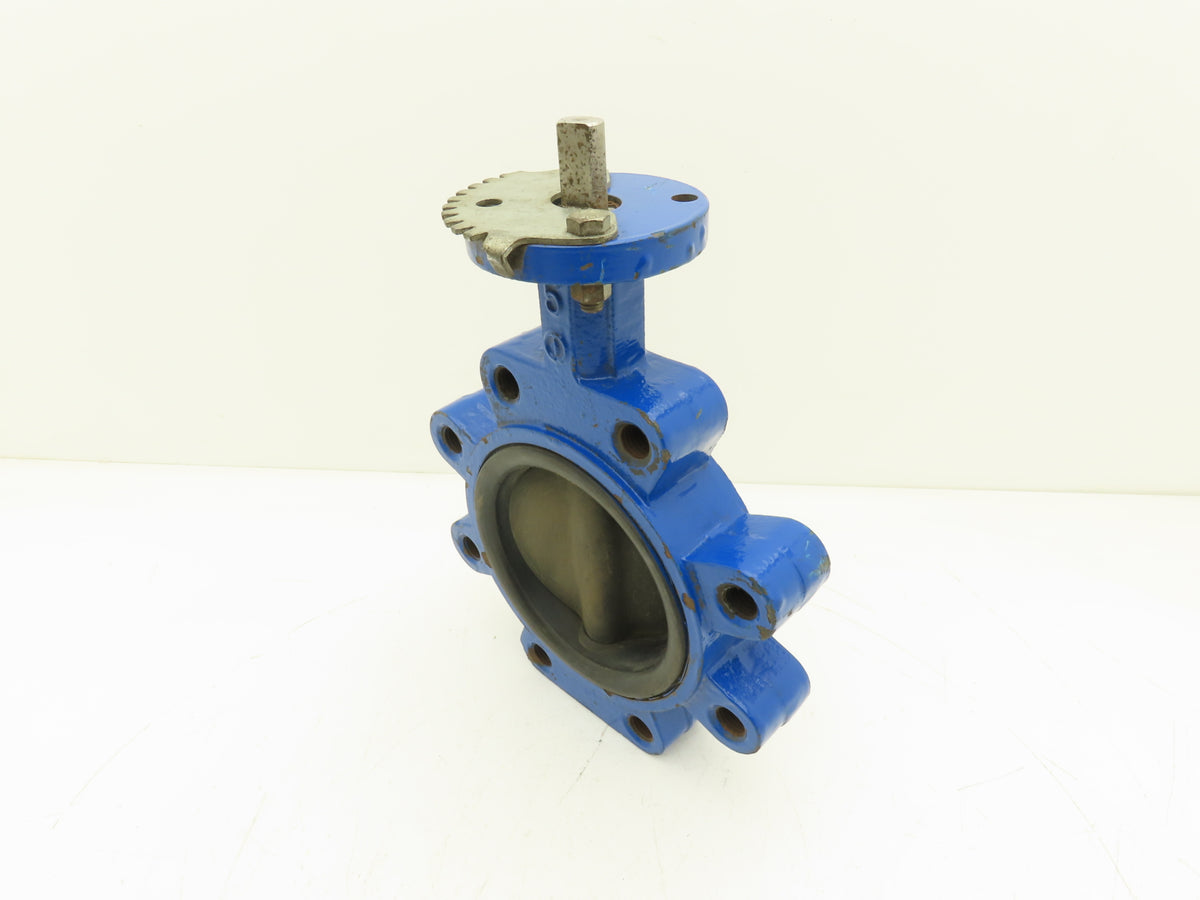 ABZ Valve 980 5" Lug Butterfly Valve Alum Bronze Disc 200 PSI No Handle