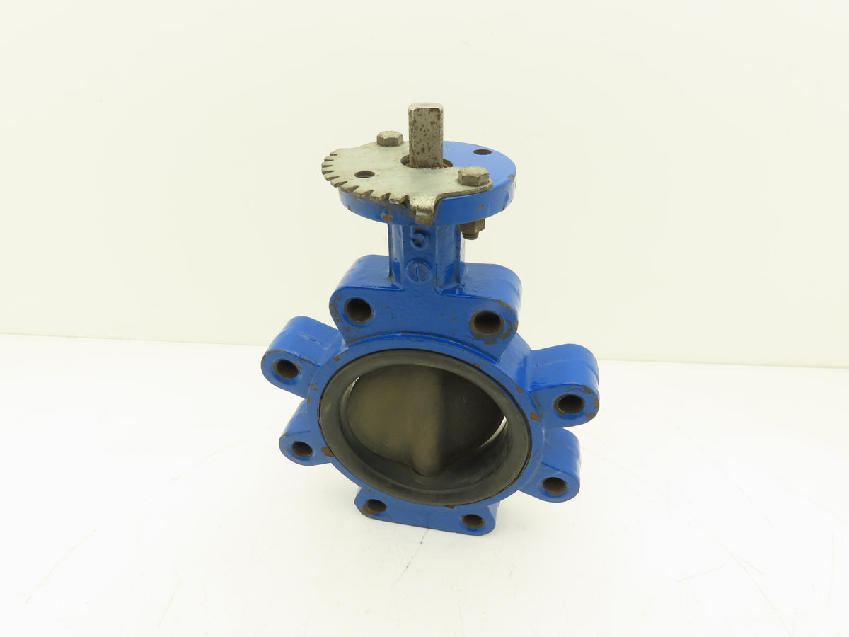 ABZ Valve 980 5" Lug Butterfly Valve Alum Bronze Disc 200 PSI No Handle