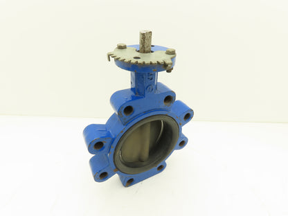 ABZ Valve 980 5" Lug Butterfly Valve Alum Bronze Disc 200 PSI No Handle