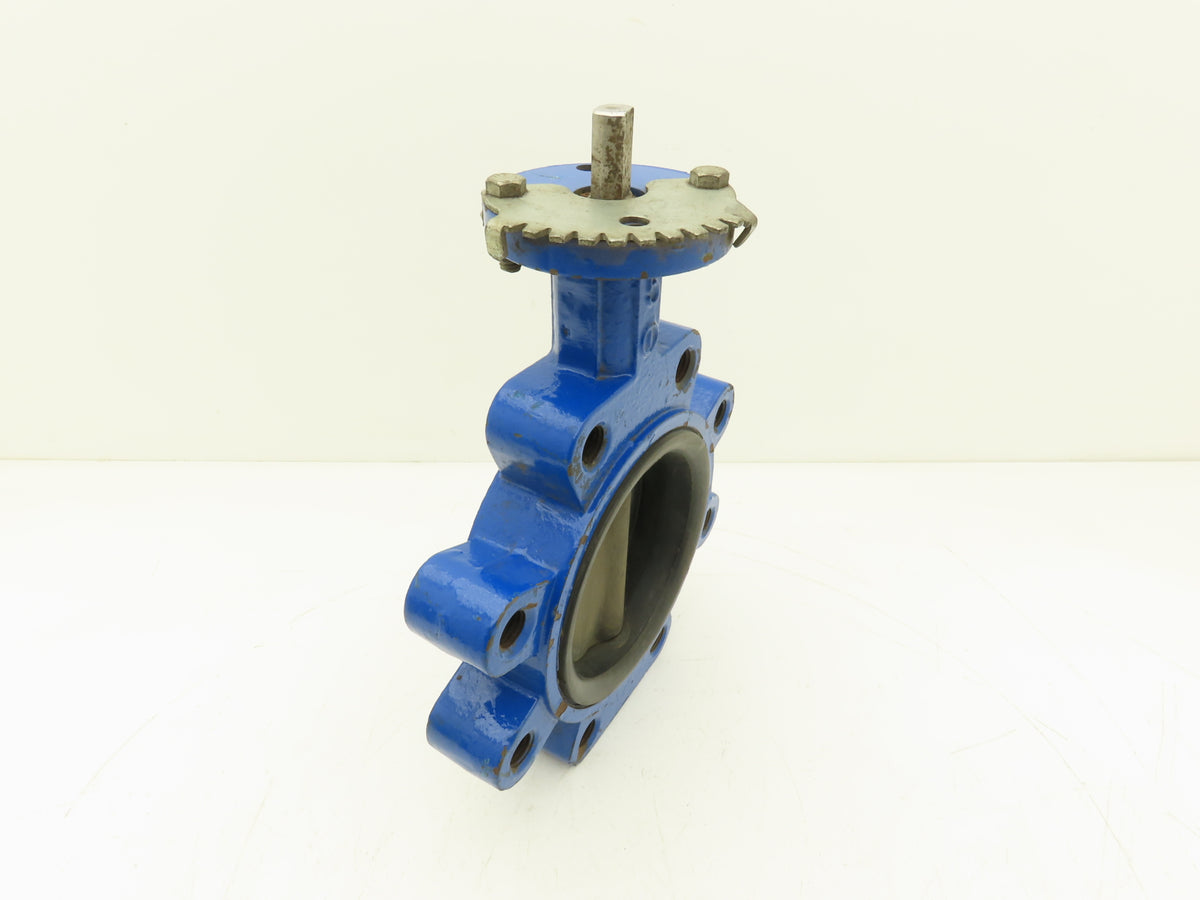 ABZ Valve 980 5" Lug Butterfly Valve Alum Bronze Disc 200 PSI No Handle
