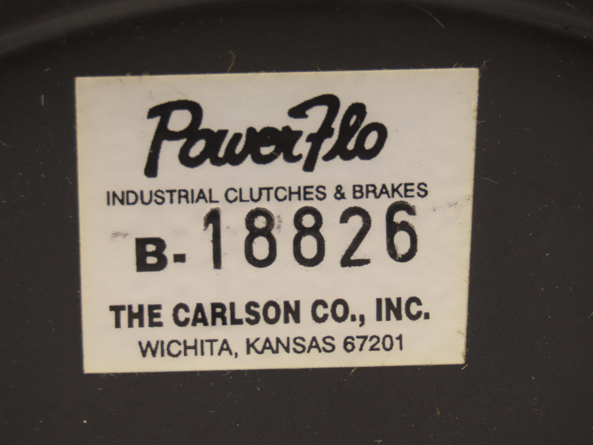 Carlson Power-Flo B-18826 Pneumatic Clutch Brake 5/8" Shaft/Bore 6.5"OD