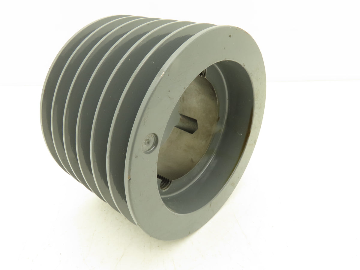 Ametric TL SPA140x6.2517 V-Belt Pulley 6-Groove 140mm Pitch 2517 Taper Lock