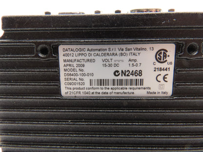 Datalogic DS6400-100-010 DS6400 Industrial Barcode Scanner Dynamic Focus Linear