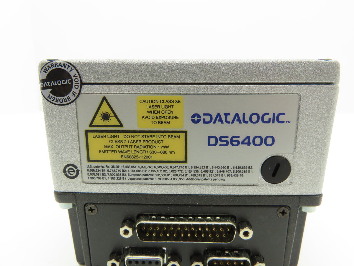 Datalogic DS6400-100-010 DS6400 Industrial Barcode Scanner Dynamic Focus Linear
