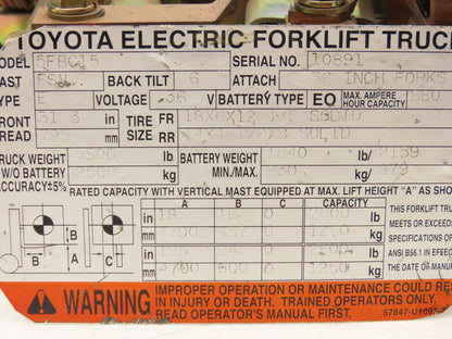Toyota 24110-13300-71 Speed Control Assembly CPU Circuit Board 5FBC15 Forklift