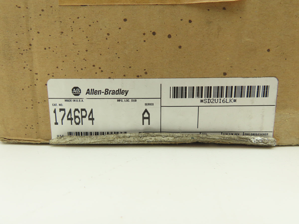 Allen Bradley 1746-P4 24VDC SLC 500 PLC Power Supply Series A 120/240VAC
