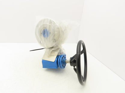 Warren Controls 385 2" Flange E-Ball Control Valve Mastergear MX30 Gear Operator