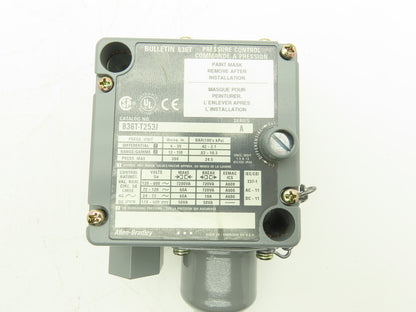 Allen Bradley 836T-T253J Pressure Control Switch 12-150PSI 120-600VAC 115-600VDC