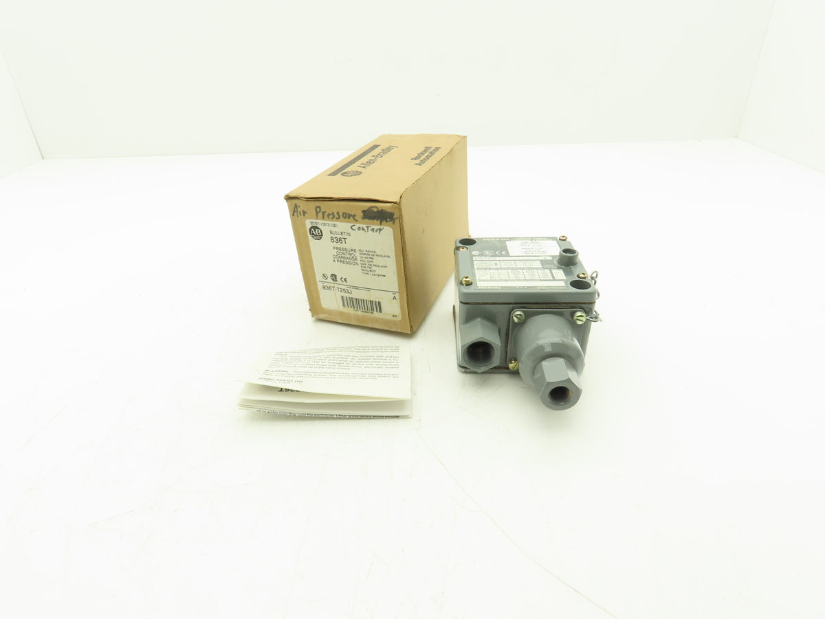 Allen Bradley 836T-T253J Pressure Control Switch 12-150PSI 120-600VAC 115-600VDC