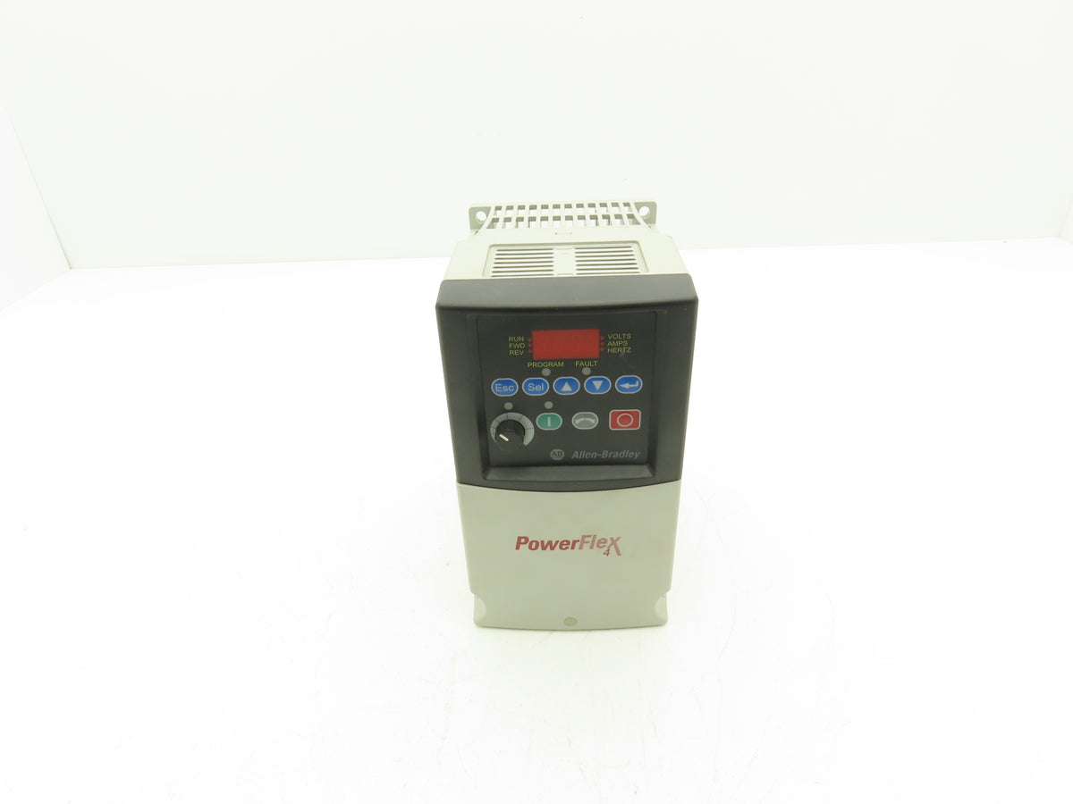 Allen Bradley 22A-D6P0N104 PowerFlex 4 AC Drive 2.2 kW 3 HP 380-480V 3Ph VFD
