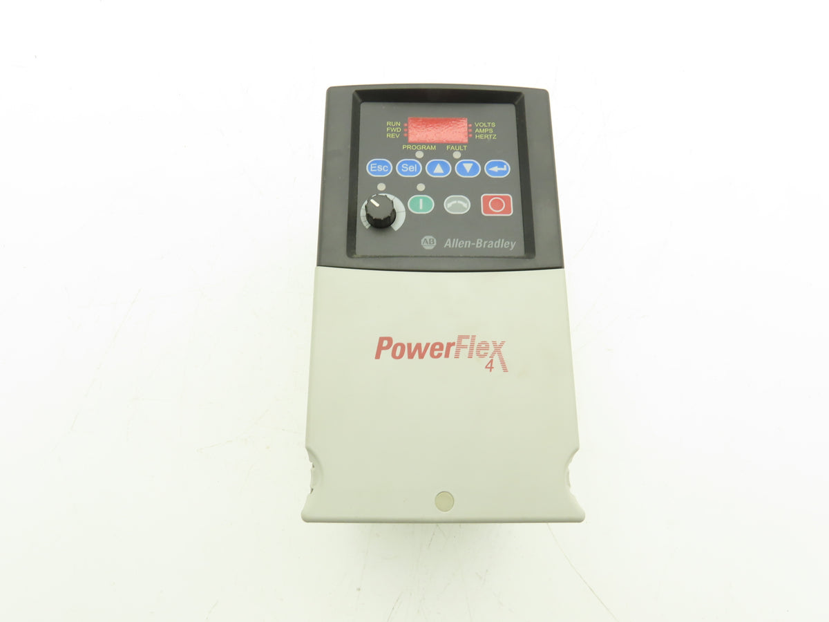 Allen Bradley 22A-D6P0N104 PowerFlex 4 AC Drive 2.2 kW 3 HP 380-480V 3Ph VFD