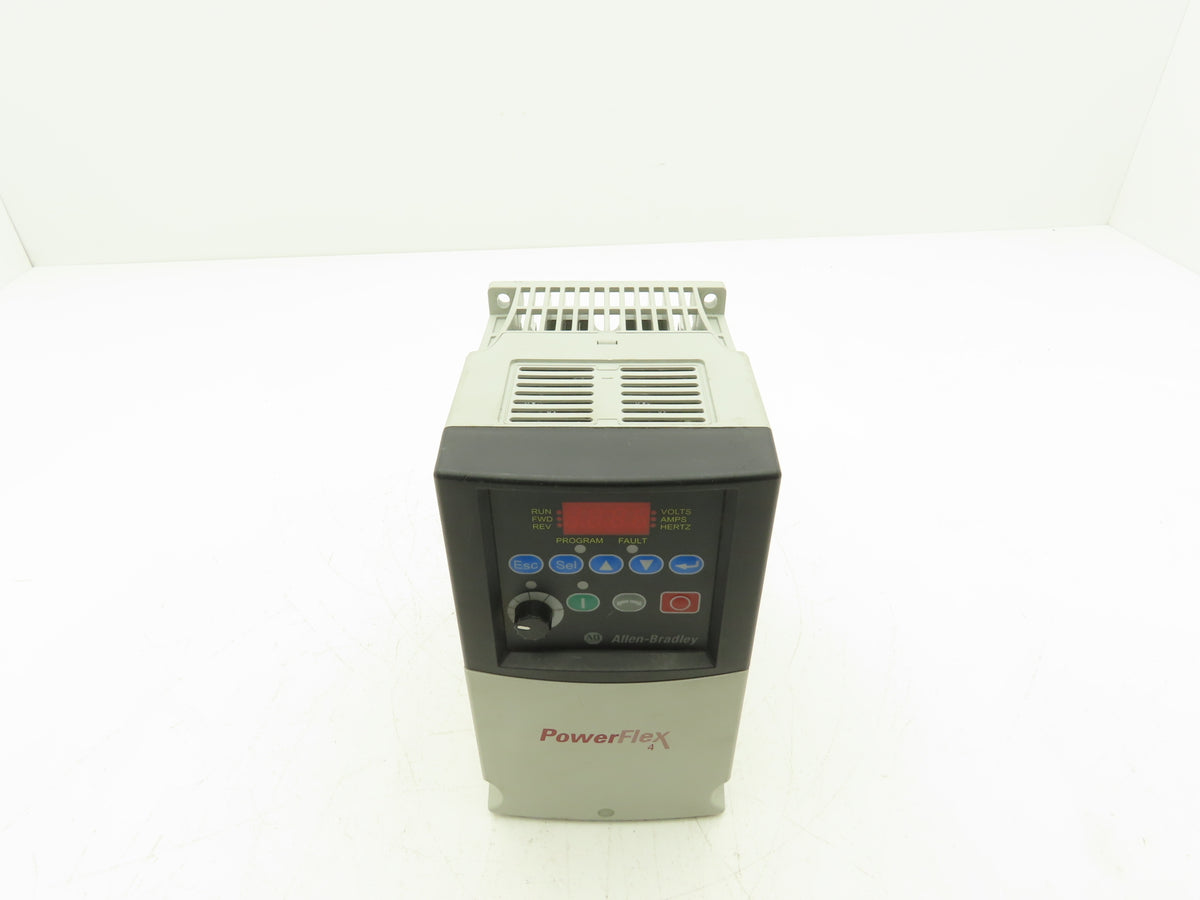 Allen Bradley 22A-D6P0N104 PowerFlex 4 AC Drive Variable Speed VFD 3Hp 480V 3PH