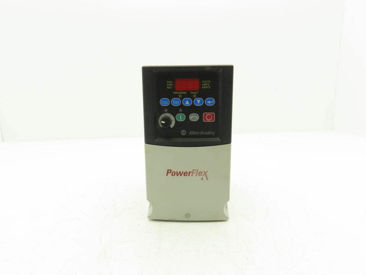 Allen Bradley 22A-D6P0N104 PowerFlex 4 AC Drive Variable Speed VFD 3Hp 480V 3PH