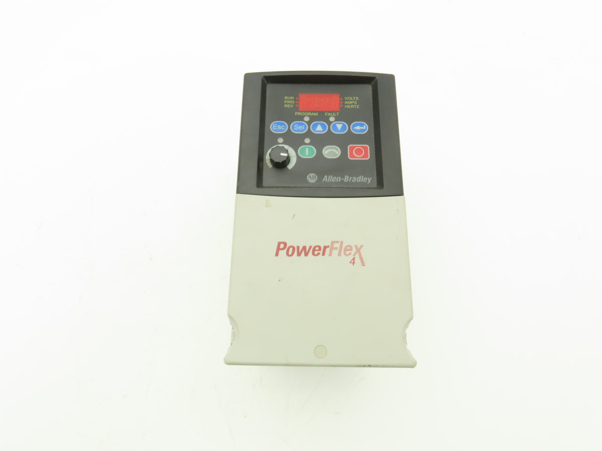 Allen Bradley 22A-D6P0N104 PowerFlex 4 AC Drive Variable Speed VFD 3Hp 480V 3PH