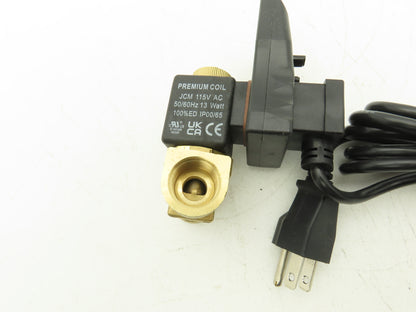 FLUIDRAIN 3023-K16 Timer Controlled Drain Valve 1/2 NPT 115 VAC 300 PSI