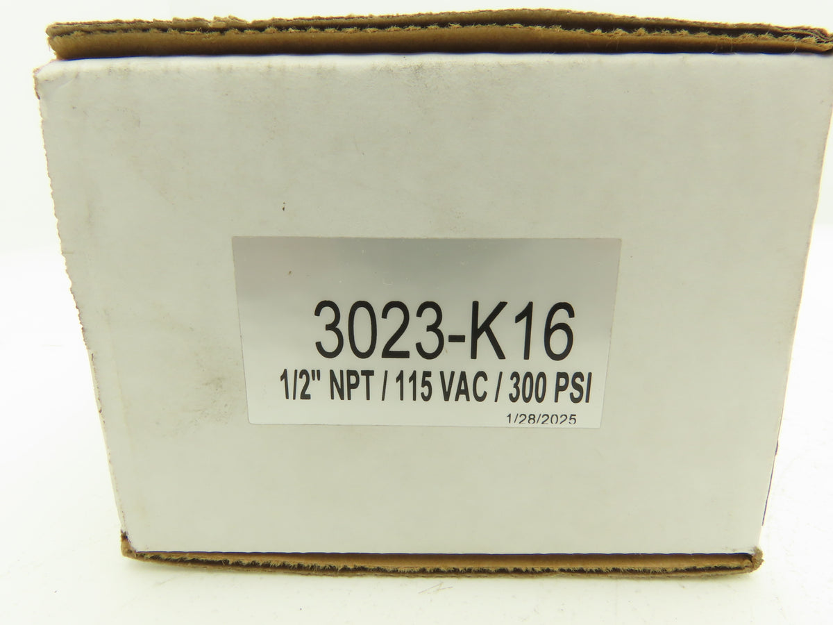 FLUIDRAIN 3023-K16 Timer Controlled Drain Valve 1/2 NPT 115 VAC 300 PSI
