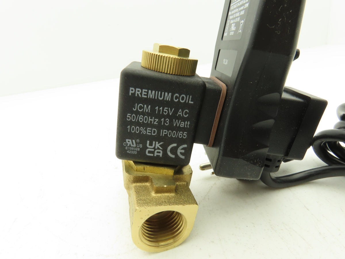 FLUIDRAIN 3023-K16 Timer Controlled Drain Valve 1/2 NPT 115 VAC 300 PSI