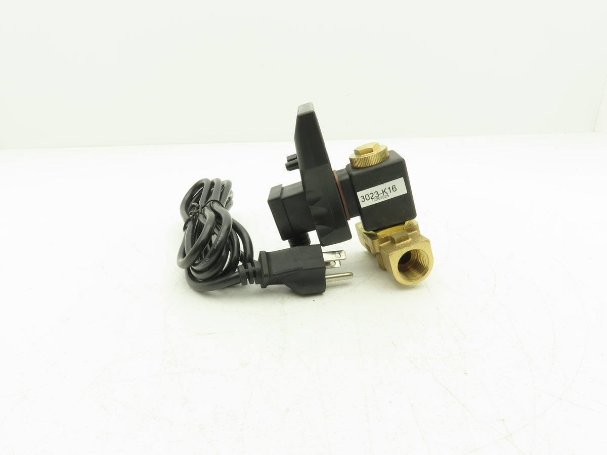 FLUIDRAIN 3023-K16 Timer Controlled Drain Valve 1/2 NPT 115 VAC 300 PSI