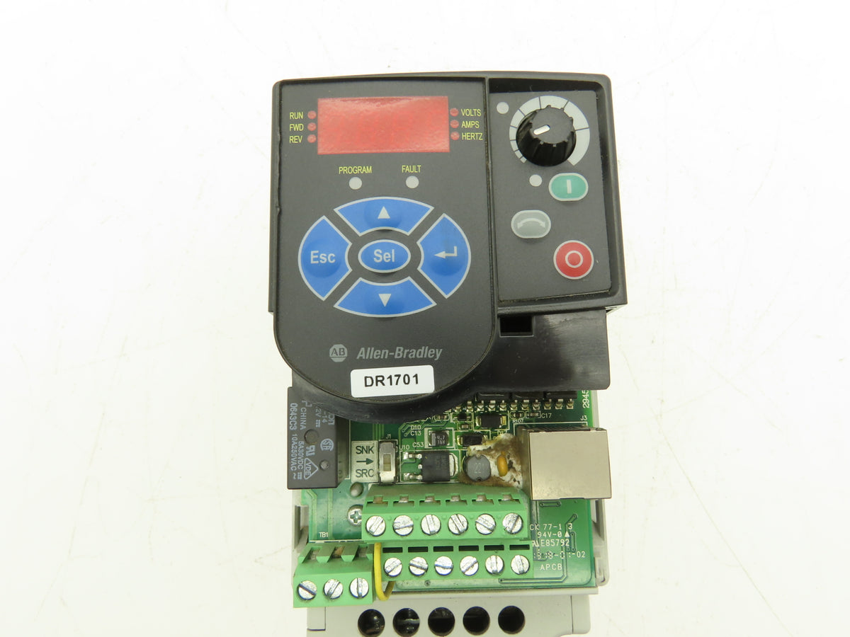Allen Bradley 22F-B4P2N103 PowerFlex 4M AC Drive 0.75 kW 1 HP 240V 3Ph Series A