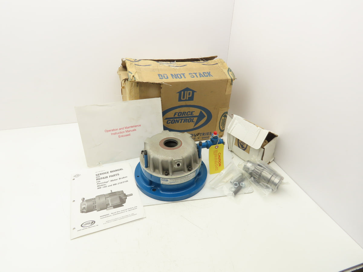 Force Control MB-210U20105 Posistop NEMA Pneumatic Motor Brake 3600 RPM