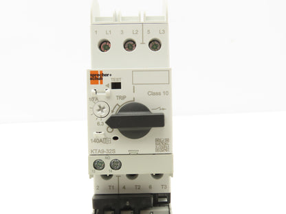 Sprecher + Schuh KTA9-32S-10A CA7-12E-10 Combo Starter 6.3-10A 600V 3Ph 24V Coil