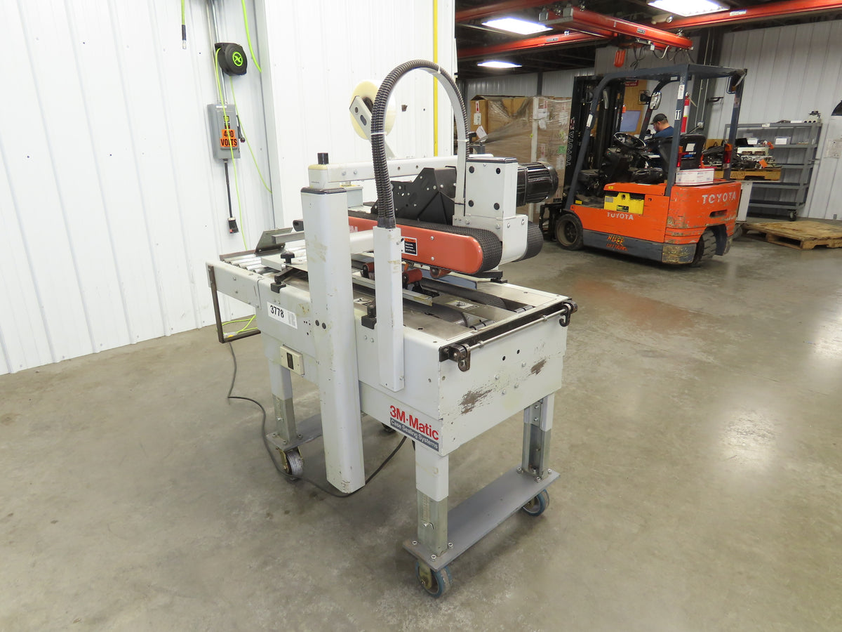3M-Matic 700A Carton Sealer Taper Adjustable Case Sealing System 115V
