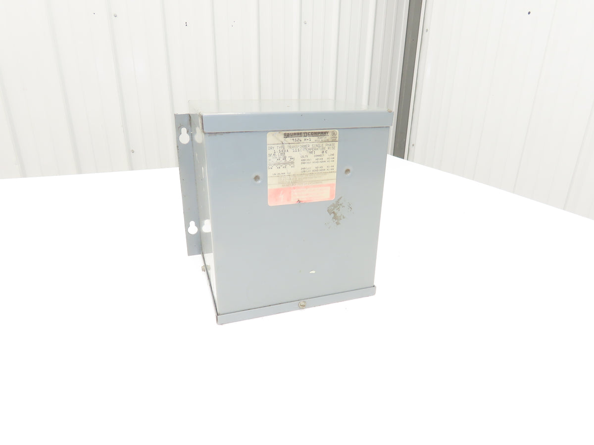 Square D 1.5S1F Single Phase Transformer 1.5kva HV 240/480V LV 120/240V